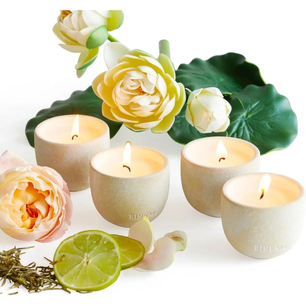 مجموعة العافية: توازن اللوتس الأبيض والشاي، التركيز الأوكالبتوس والليمون، البرغموت والحنين المسك، أوسمانثوس وخشب الصندل الهدوء، العطر #2