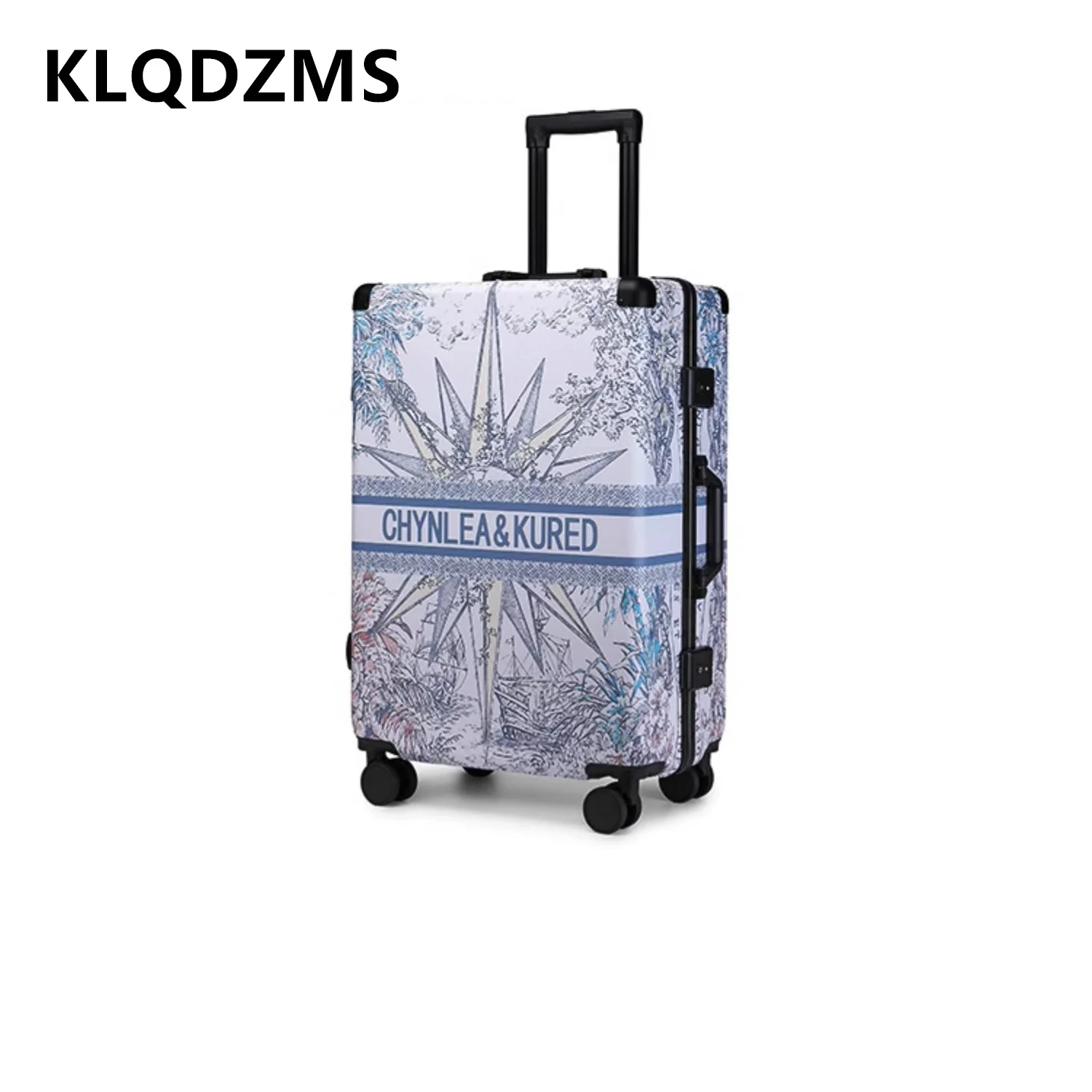 KLQDZMS Travel Luggage Large Capacity Trolley Case 20 Inches Boarding Box Women's Suitcase 24