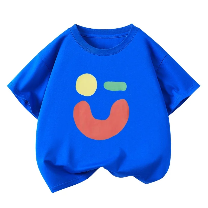 Girls Summer T Shirts 2025 Cotton Graphic Tees for Baby Short-sleeve Kids Tops Toddler Children Shirts Boys T-Shirt