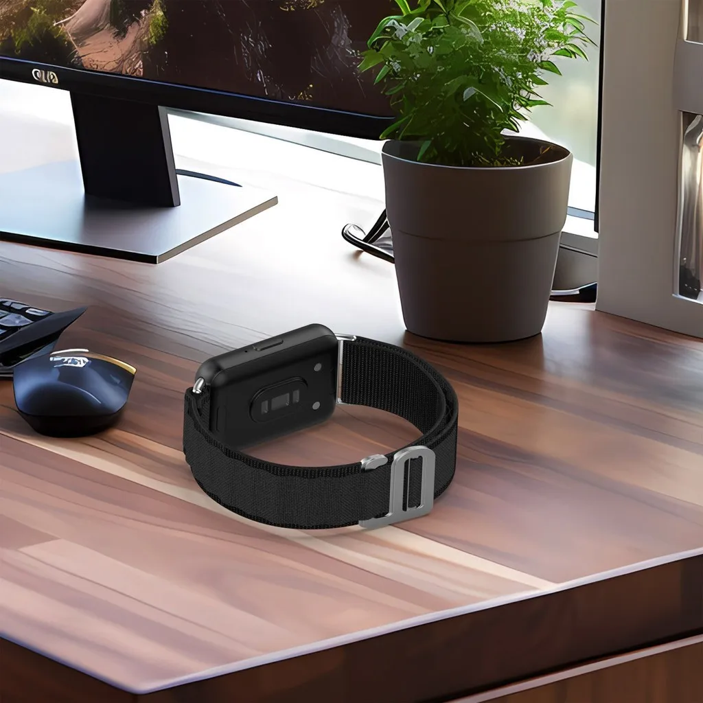 Nylon Loop Strap for Samsung Galaxy Fit 3 Adjustable Elastic Bracelet Watchband for Samsung Fit3 Band Replacement Accessories