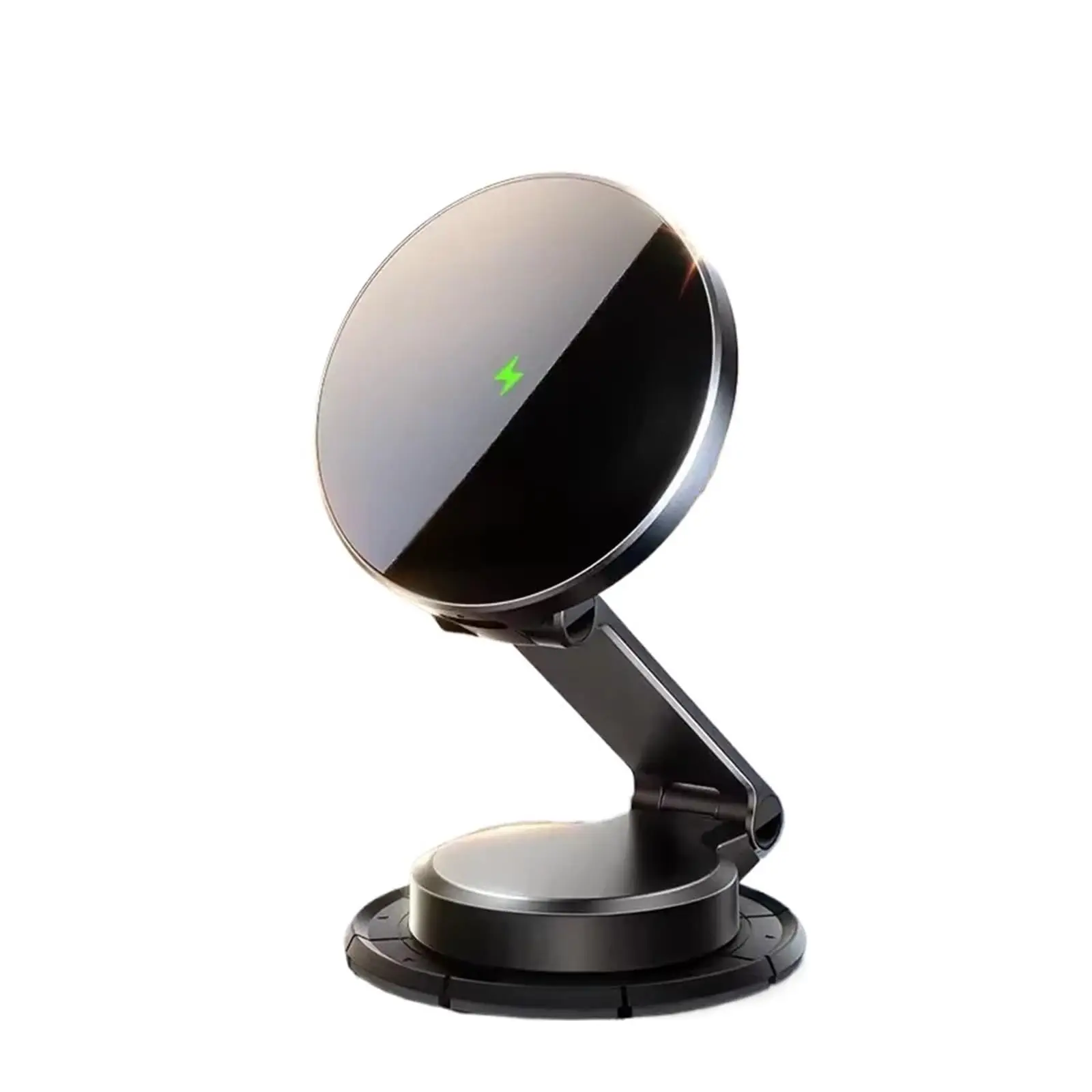 

Magnetic Car Wireless Charger 15W Fast Charging Phone Holder for iPhone 15/14 Pro Suction Cup Mount