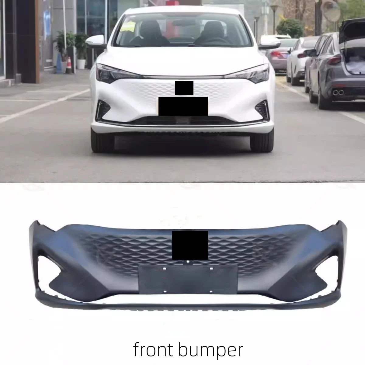 Front bumper Rear lip Bottom grill Trim Fog lamp frame for Changan Eado Plus EV460 Body kit Car Accessories