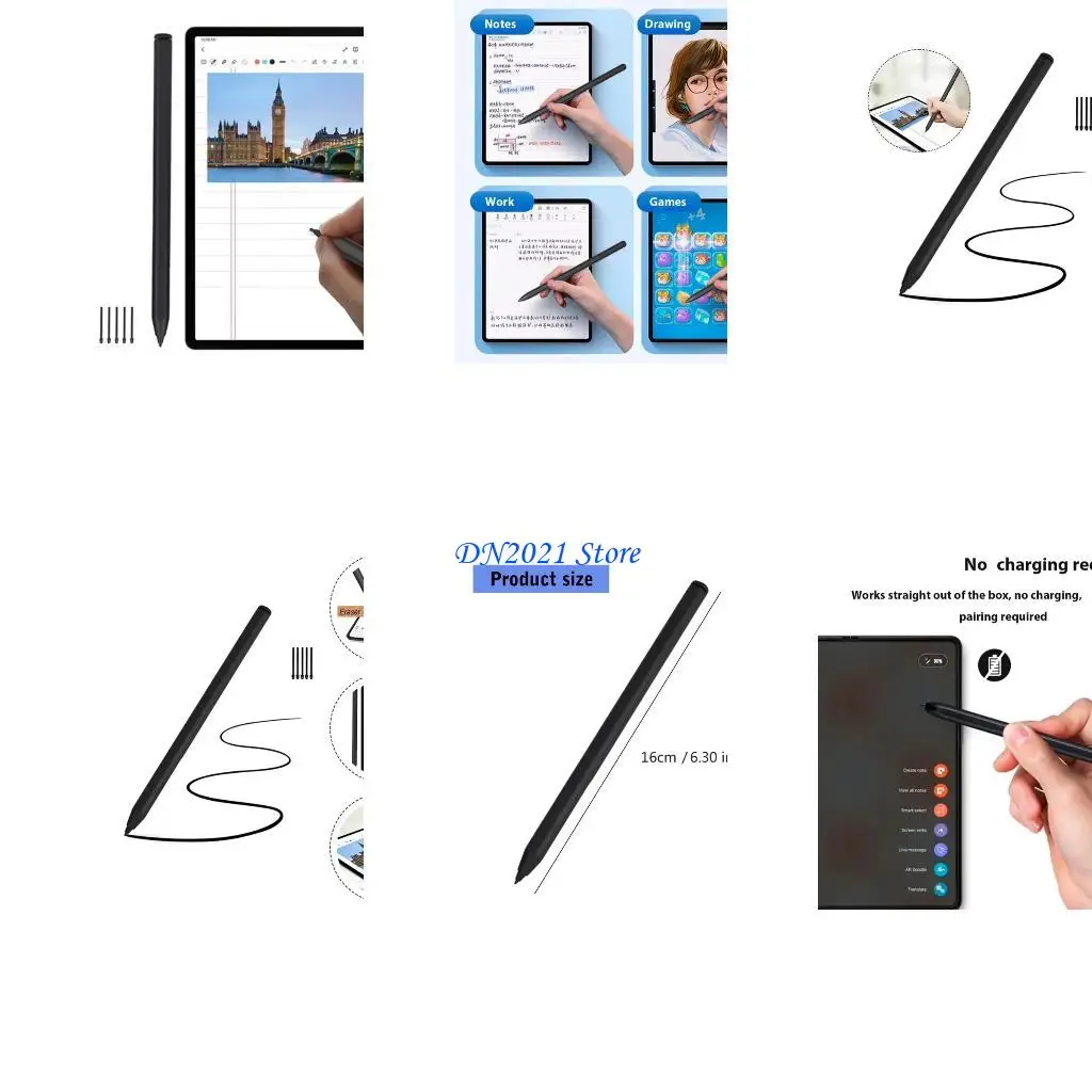 

F3KE Ergonomic Plastic Pen 4096 Pressure With Tilt Recognition And Precise Pressure Control For Remarkable 2