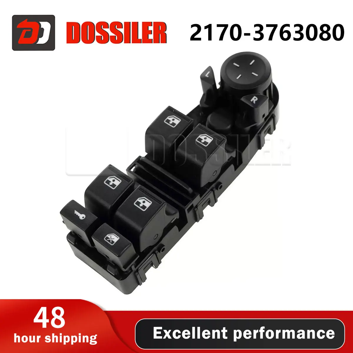 

2170-3763080 Power Window Control Switch Compatible with LADA 0109 VAZ Priora 2170 2171 2172 Car Interior Accessories 10Pin