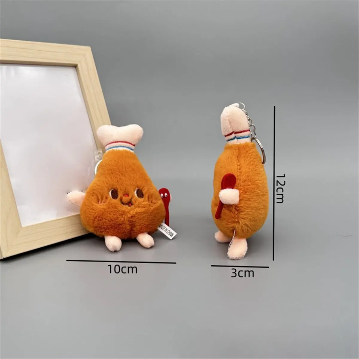 ABFW Food Plush Toy Simulation Hamburger Food Plushies Cute Food Plush Keychain for Food Themed Party Birthday Gifts Backpack