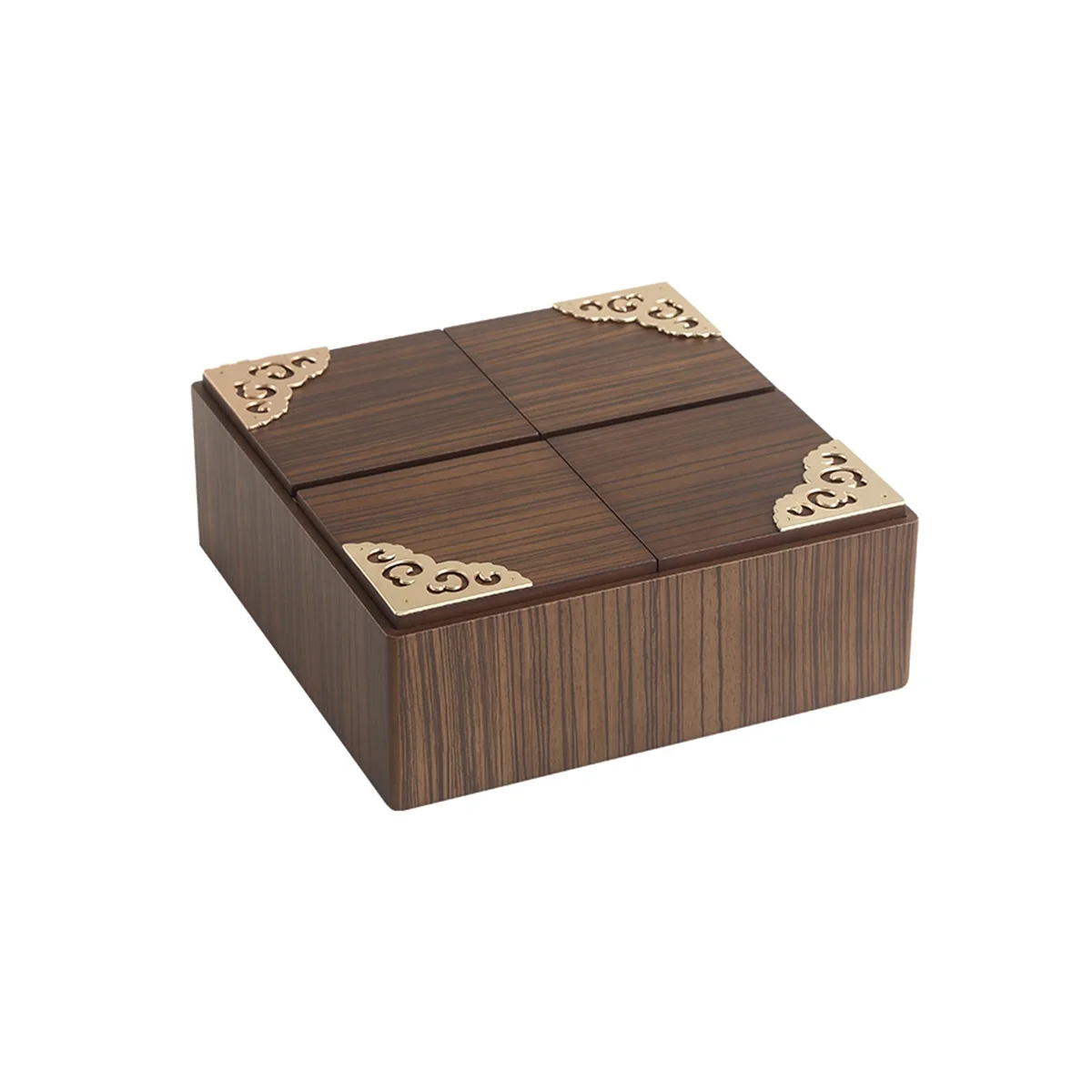 Walnut Wooden Storage Box Manual Simplicity Bedroom Jewelry