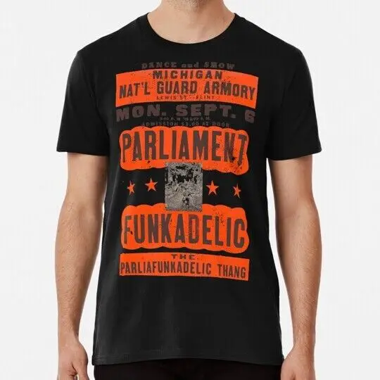 The Parliafunkadelic Thang distressed S to 5XL Made in USA T-Shirt