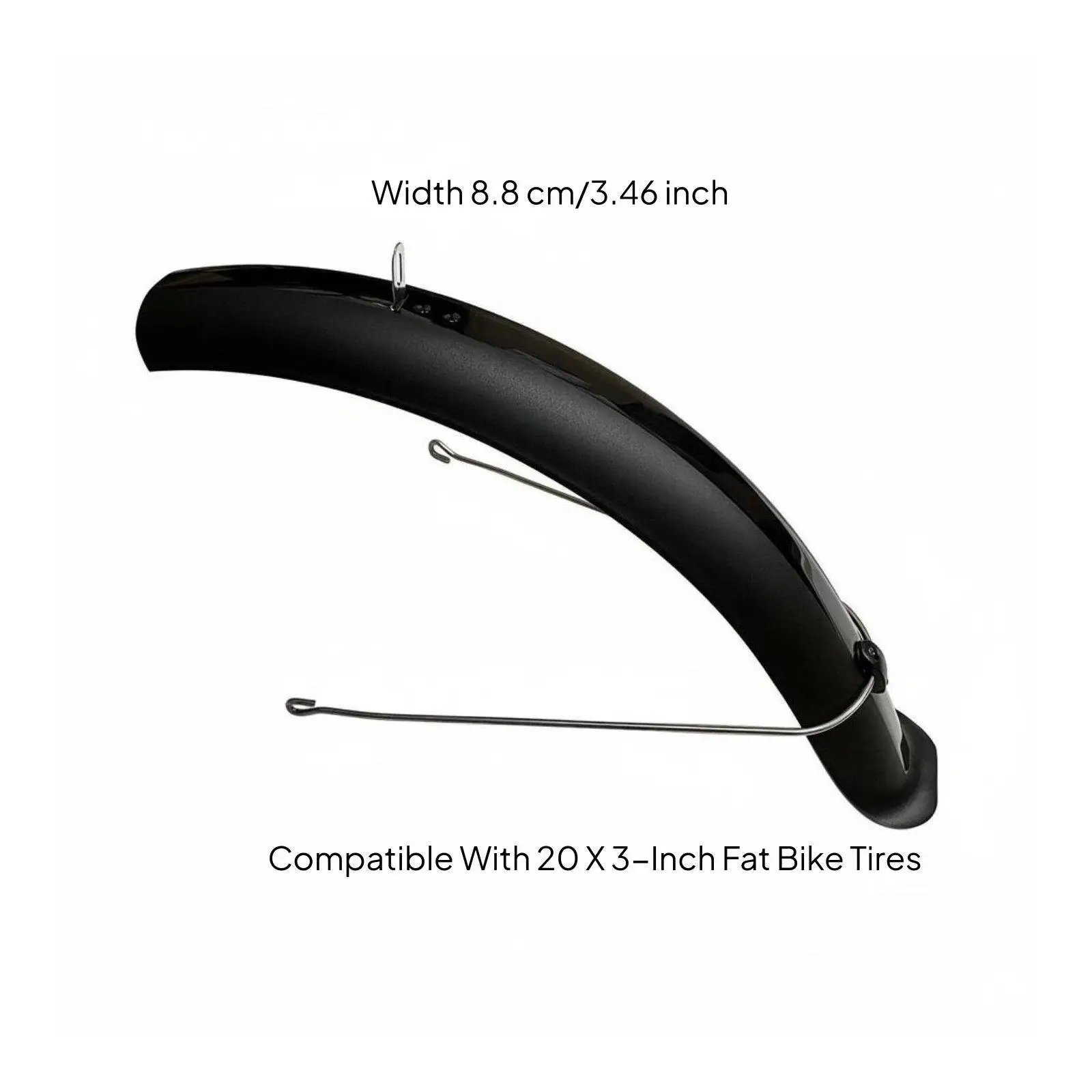 Bike Mudguard Durable PP Front Rear Mud Flaps Mudguard Mountain Bike Accessory for Fatbike 20 Inch - view 3