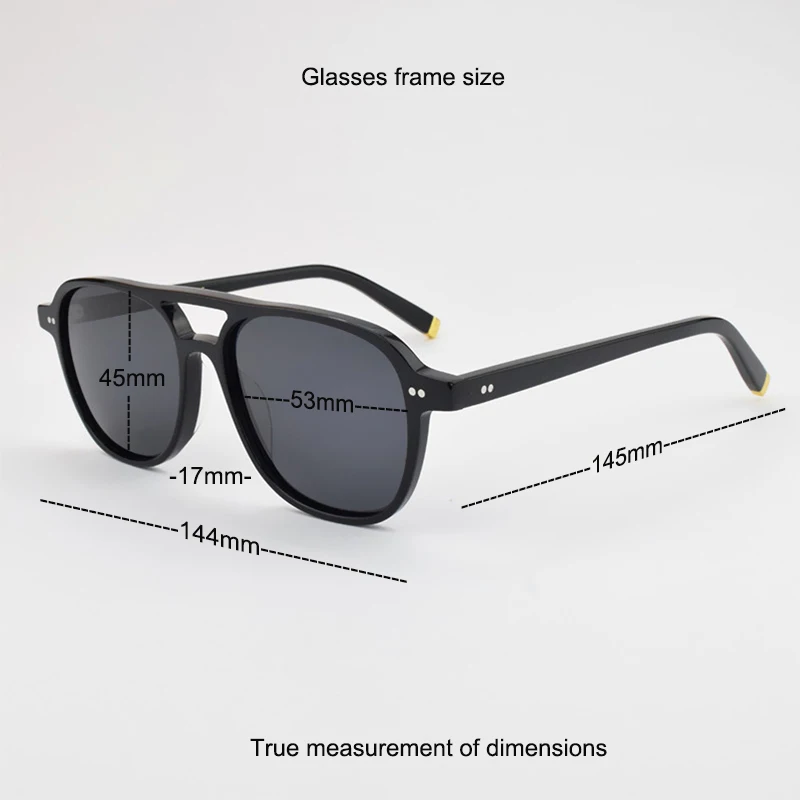 ROGBAE Vintage Acetate Sunglasses Men BJORN High Quality Retro Designer UV400 Sun glasses Women Handmade Luxury Brand Sunglass