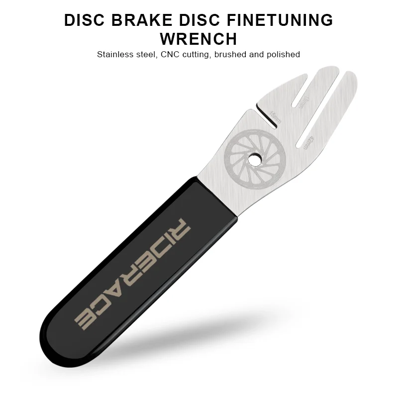 RIDERACE Bike Disc Brake Correction Wrench Mountain Cycling Adjustment MTB Repair Tool Bike Brake Rotor Alignment Truing Tool
