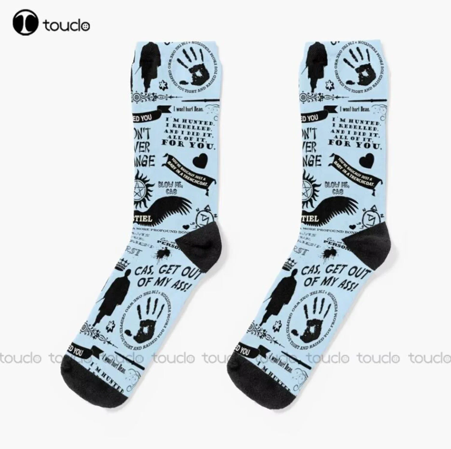 

Destiel Love Spn Quotes Supernatural Socks Men Socks
