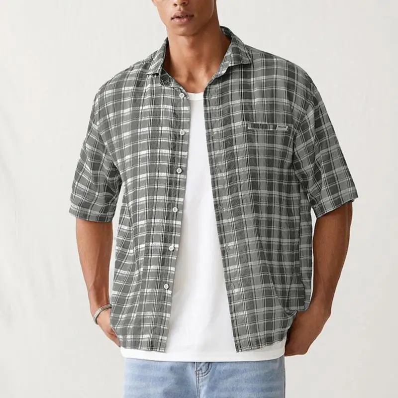 

Новая мужская внутренняя одежда с воротником из искусственной кожи с застежкой на талии и принтом, однотонная внутренняя одежда для среднего возраста.