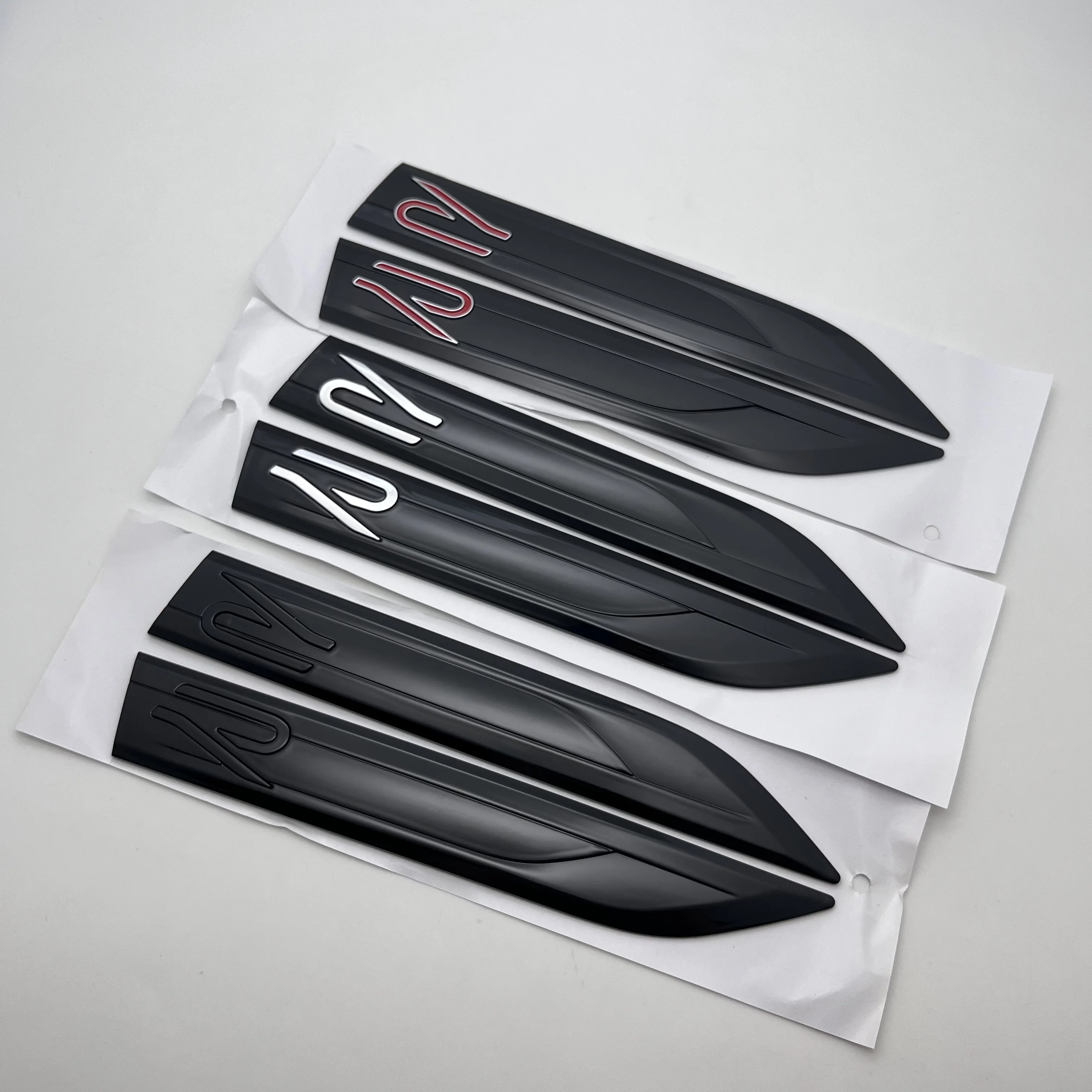 

1pair ABS Suitable ForVolkswagen's New R-label Golf Tanyue Side Label CC Magotan Sagitar Modified Blade Leaf Plate Side Stickers