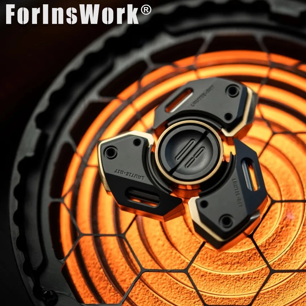 LAUTIE BIT09 Zirconium Brass Office Toys Metal Fidgets Toys Fidget Spinner Metal Fidgets Toys