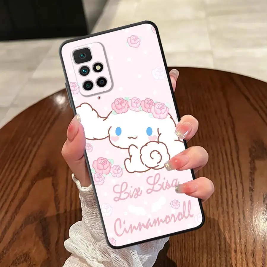 Cinnamoroll Cute Sanrio Case for Xiaomi Redmi 12 10 13C K60 12C K40 K50 Gaming 9A 9C A5 A1 A2 Plus 9T Soft Back Phone Cover