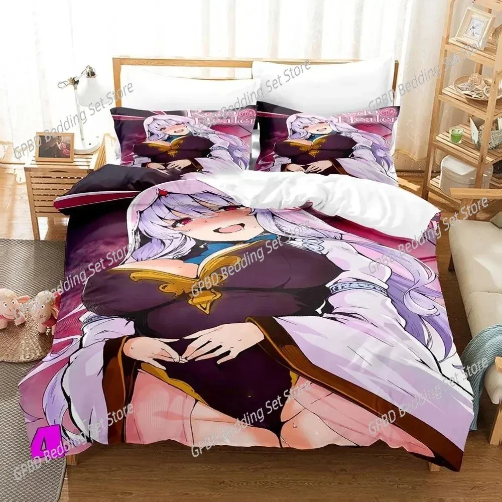 3d Printed Kawaii Anime Redo of Healer Bedding Set Single Twin Double Queen King Cal King Size Bed Linen Set