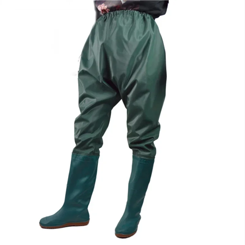 

Non-slip Wear-resistant Waist-length Water Pants Fishing Trousers Waterproof Rice Transplanting Shoes Hunting Wader Gear