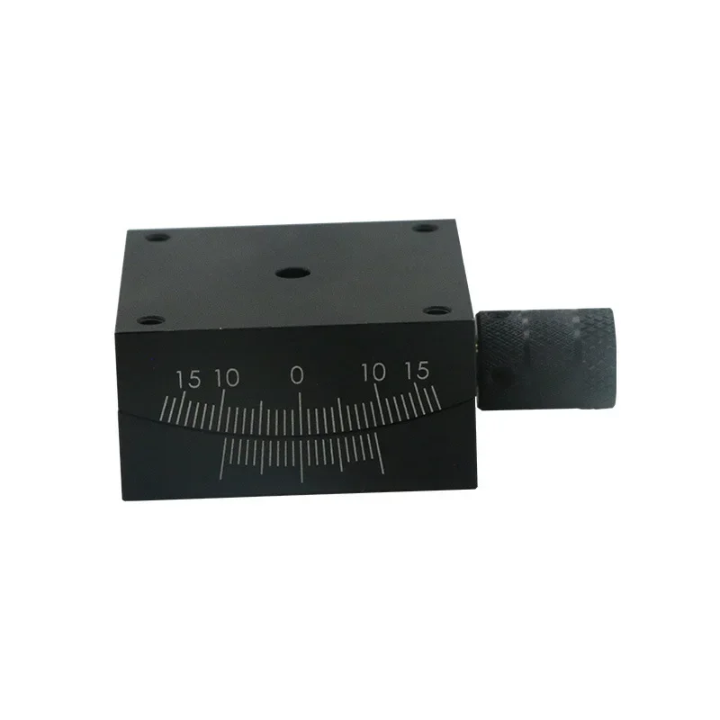 Angle slide manual fine-tuning radian platform, horizontal positive and negative adjustment of 20 ° goniometer optical angle
