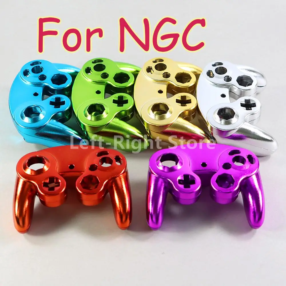 

10PCS Gold Plated Electroplating Housing Cover Shell Handle Case Replacement Parts Games Accessories Supplies For NGC Gamecube