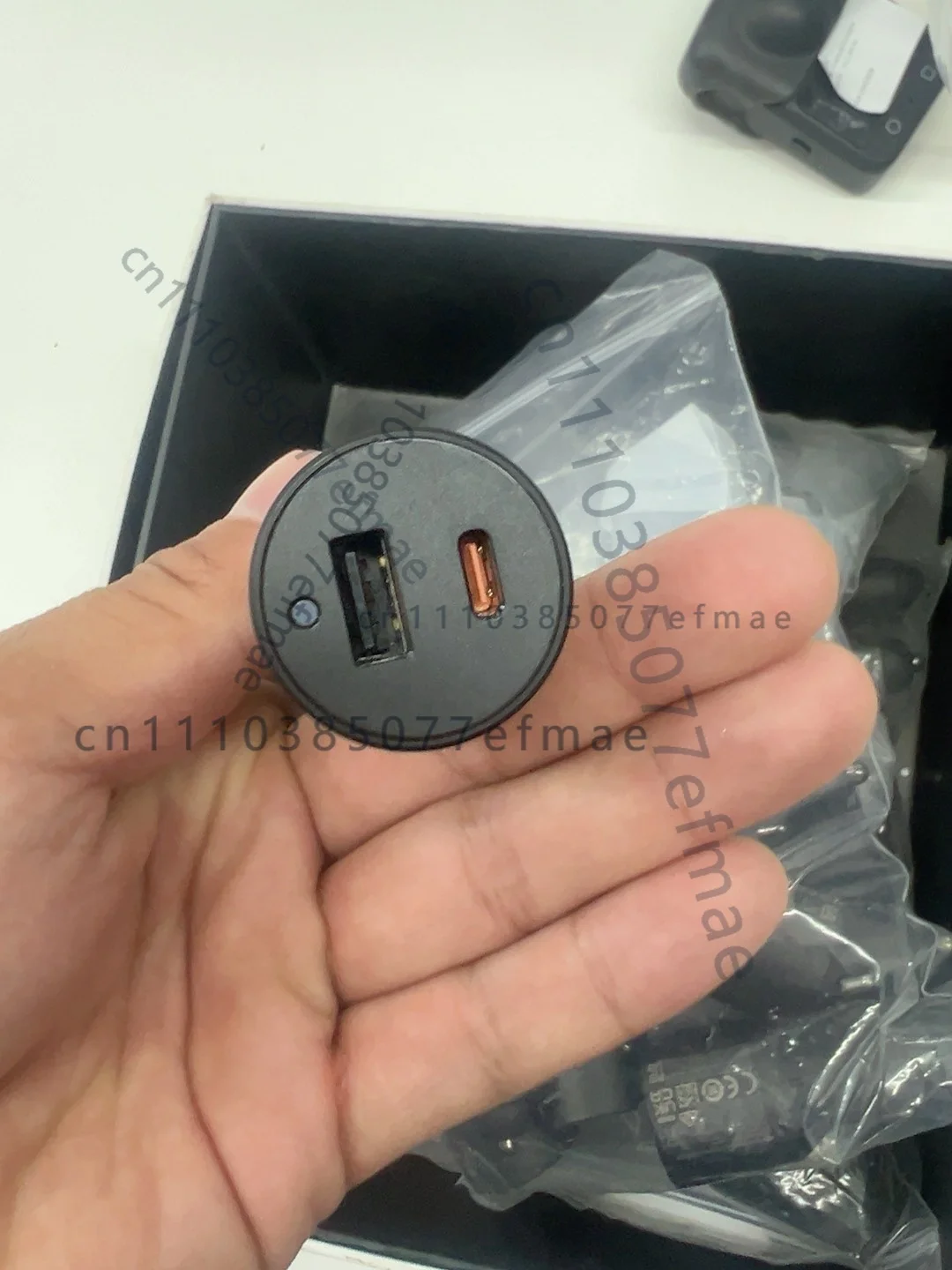 1pcs Genuine New for DJI Original 65W Vehicle Car Charger Fast Charge Adapter Replacement Accessory