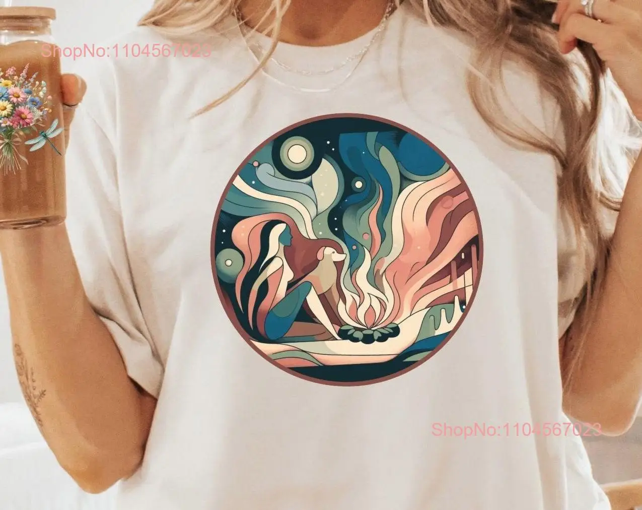 

Футболка Campfire Companions для любителей собак, кемпинга, любителей животных, забавная футболка Co Worker Good Day с длинными или короткими рукавами