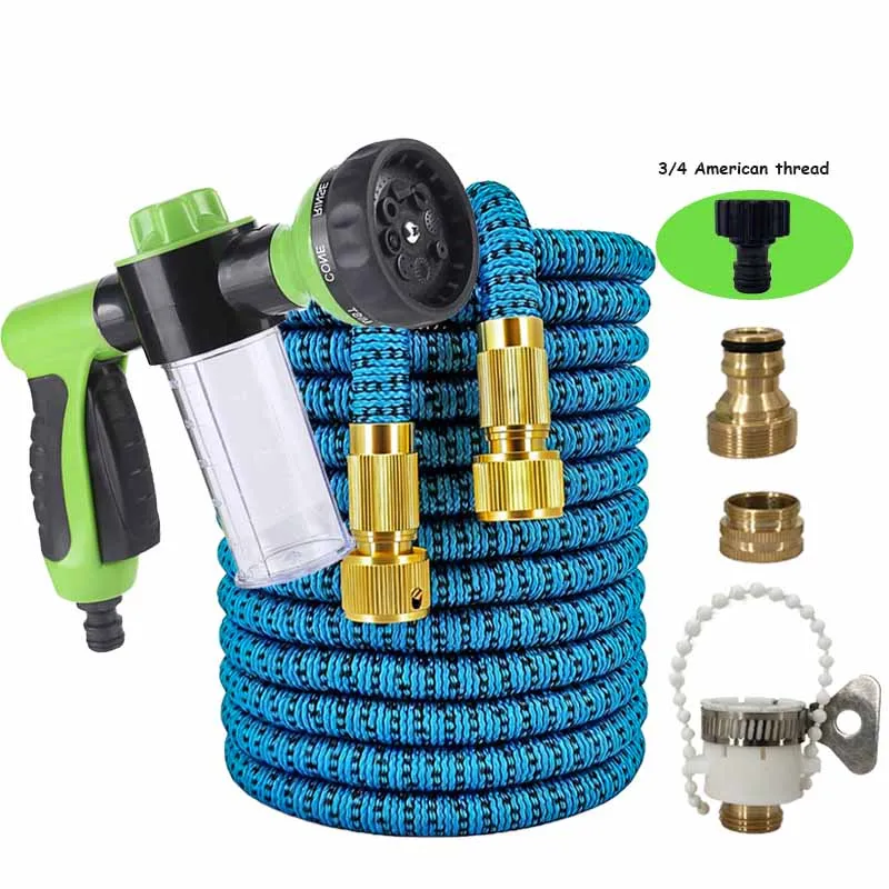 

Волшебный расширяемый садовый шланг: легкая, многофункциональная распылительная насадка для домашнего садоводства, орошения и уборки на открытом воздухе, 1 шт.