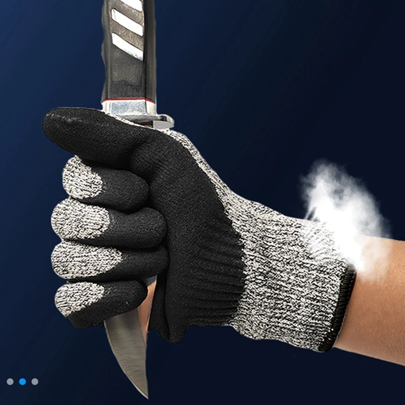 Nitrile Gloves Cut Resistant Gloves Safety Work Gloves For Men And Women Wear-Resistant Comfortable And Breathable