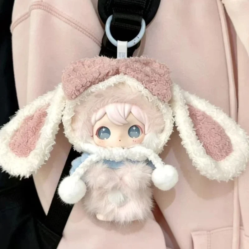 ShyShy Doll Clothes Lop Eared Rabbit Plush Outfit For Vinyl Pendant Backpack Decoration Cute Plush Costume No Doll Included