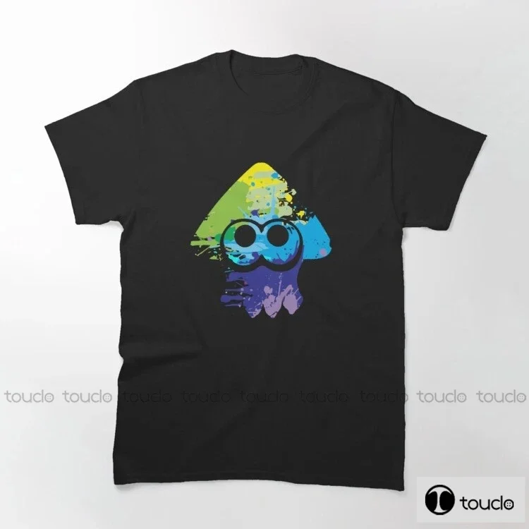 New Inkling Unisex Black Tshirt Men T Shirt Retro Graphic T Shirts 100% Cotton T-Shirt Man Woman Tees Tops
