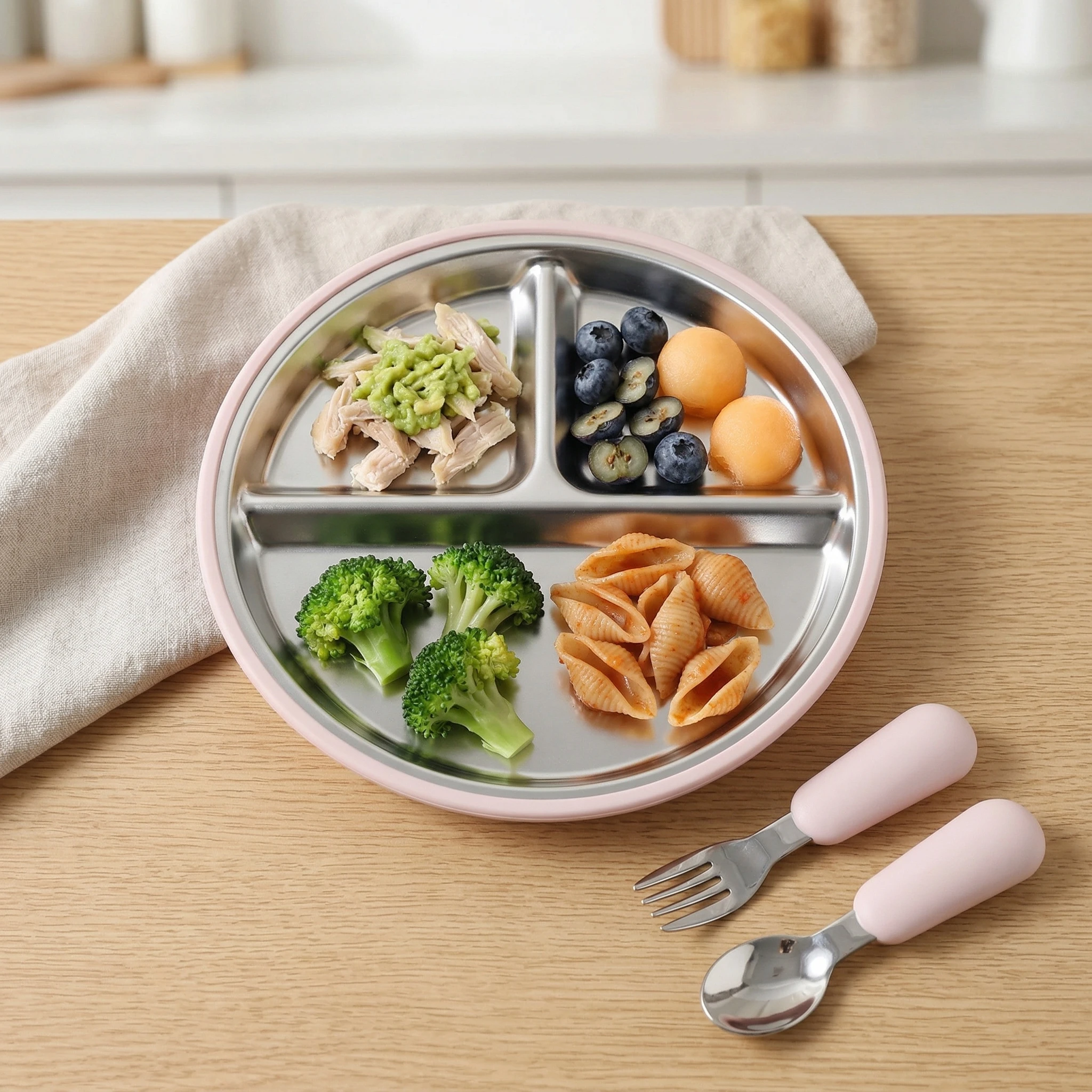 conjunto-de-alimentacao-para-bebes-com-3-compartimentos-em-aco-inoxidavel-e-silicone-de-grau-alimenticio-design-classico-e-simples-com-4-ventosas-fortes