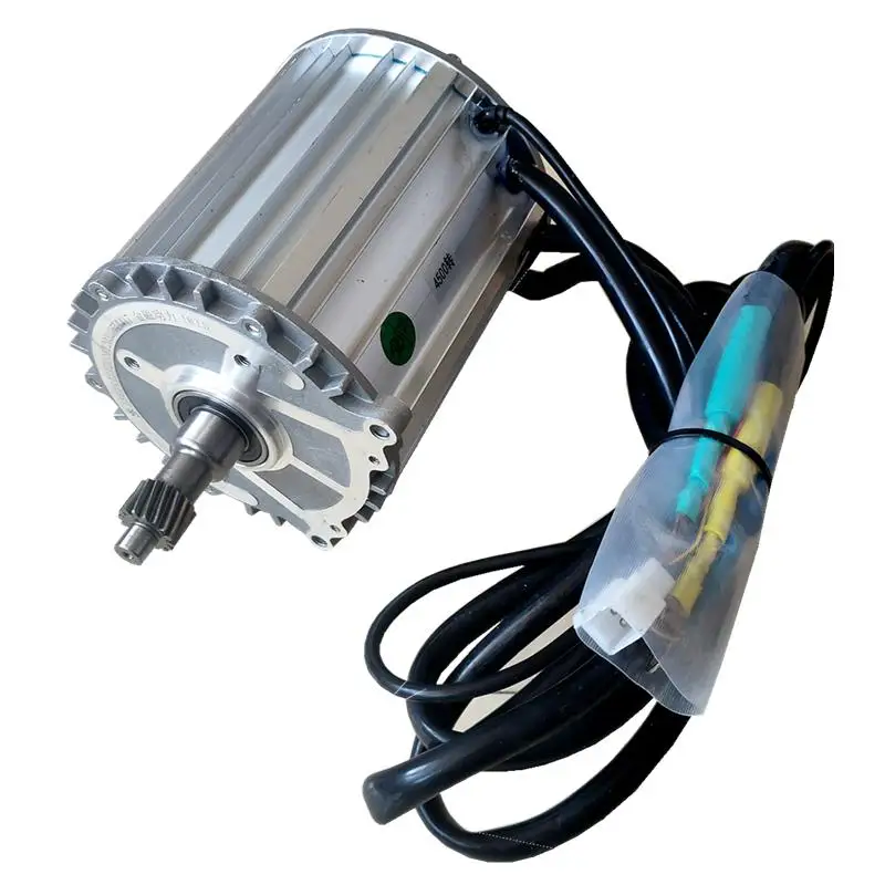 60V72V Electric Three/Four-Wheel Motor 2000W Permanent Magnet Synchronous Sine Wave High Speed Motor with Controller 4500RPM