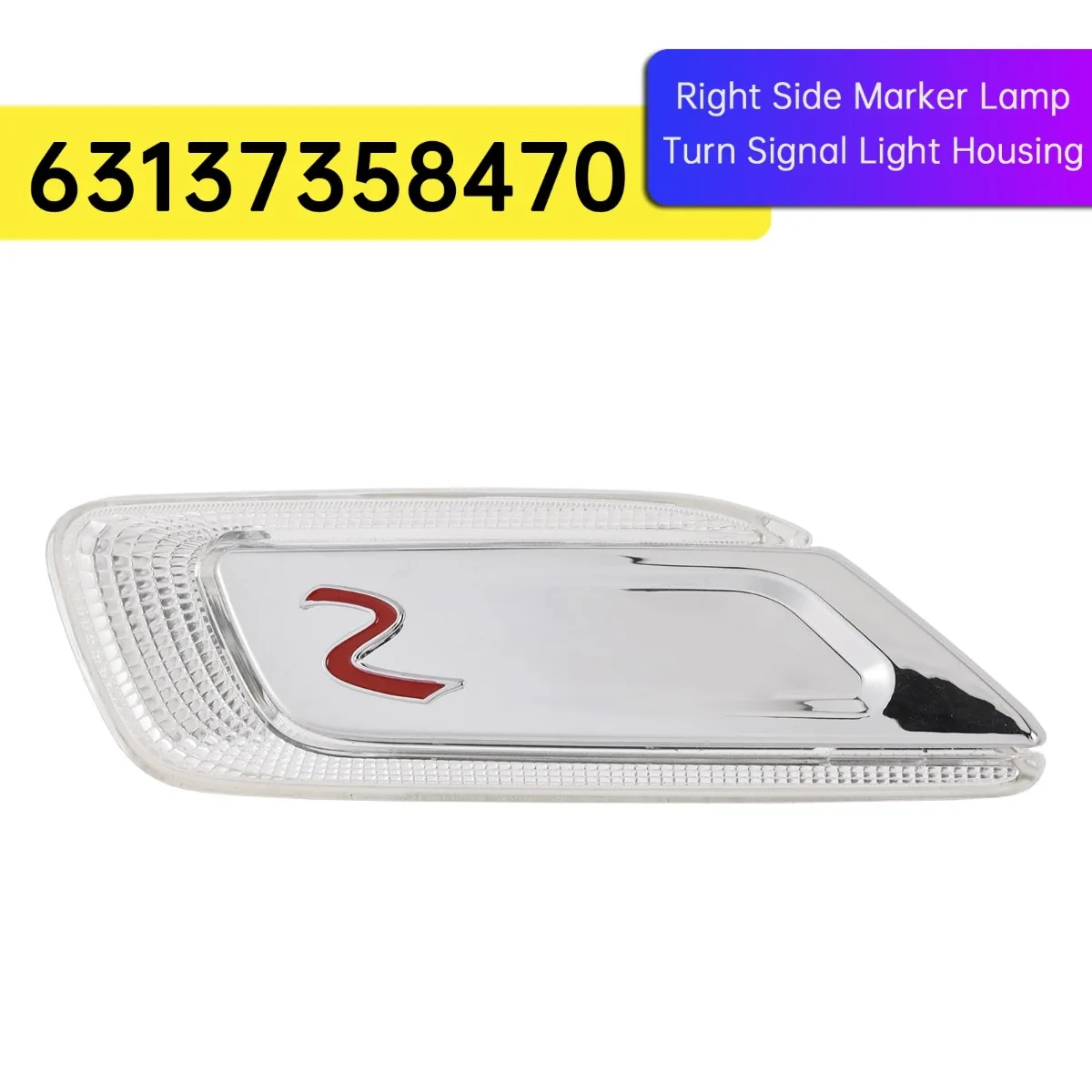 

Right Side Car Marker Lamp Turn Signal Light Housing Replacement Accessories For MINI F54 Cooper S 2015-2023