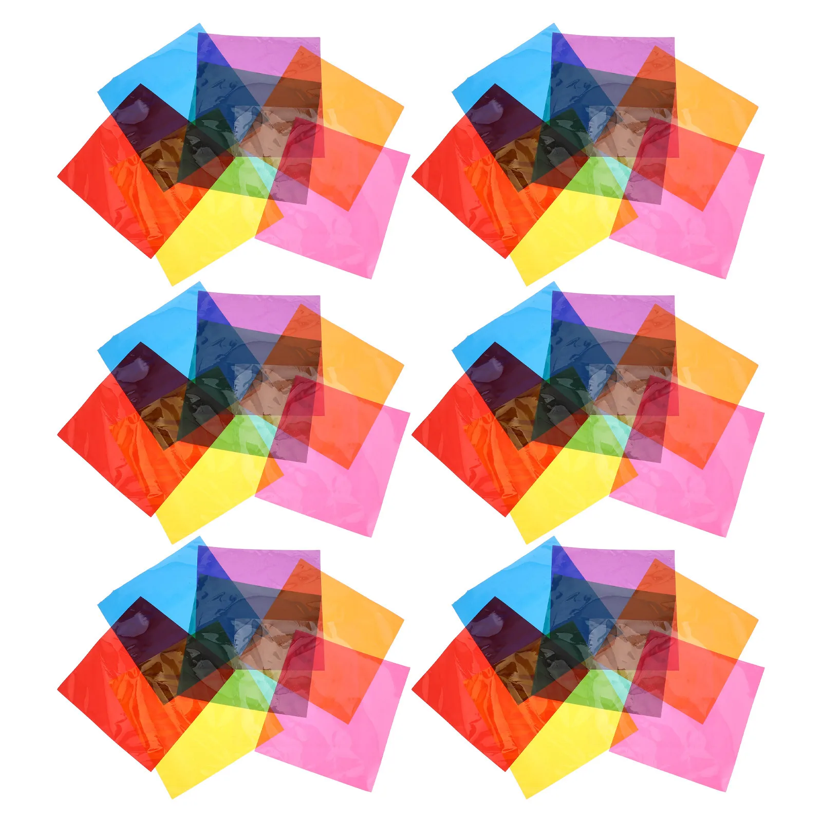 90 قطعة من صفائح السيلوفان الملونة للحرف اليدوية متعددة الاستخدام ضوء منتشر لتقوم بها بنفسك ورق التغليف الزخرفية الحرفية السيلوفان #2