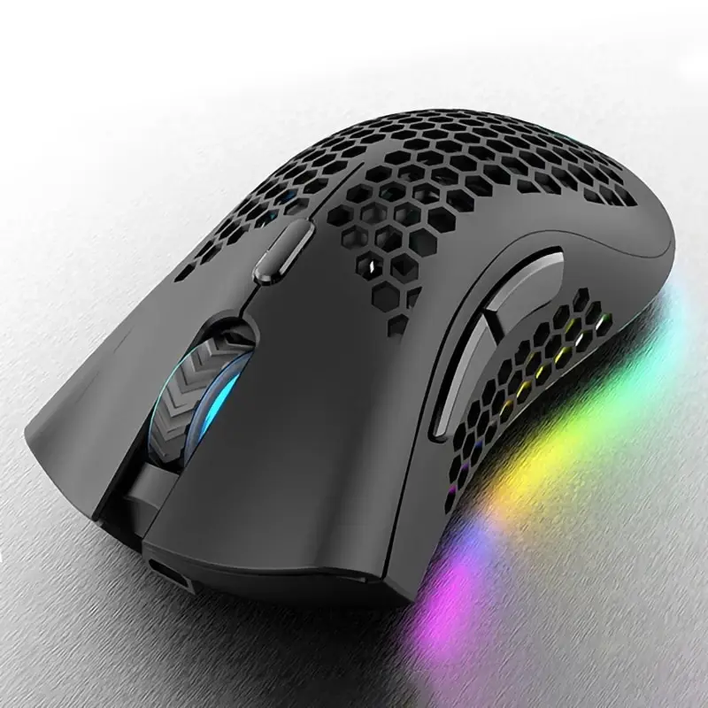 Honeycomb Gaming Mouse Desktop PC Computers Notebook Laptop Mice Mause Gamer CuteBM600 Rechargeable USB 2.4G Wireless RGB Light