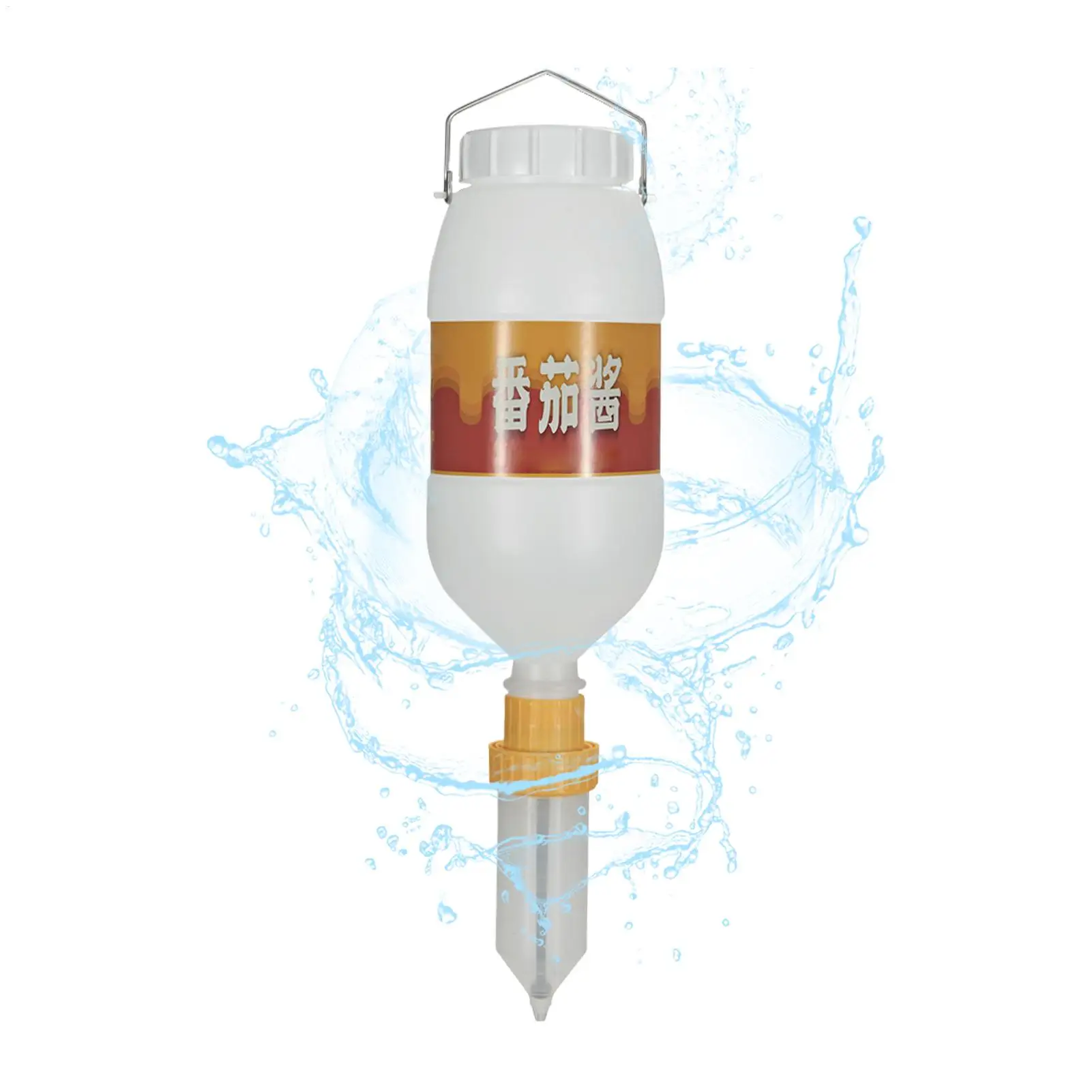 

Hangable Sauce Dispenser Squeezing Condiment Bottles Dispensers 2.5L Refillable Leak Proof Salad Dressing Container For