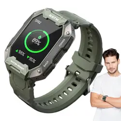 Militarys Smart Watches Rugged Outdoor GPS Smartwatch 1.71 Inch Outdoor Tacticals Sport Rugged Smartwatch Rugged Outdoor GPS