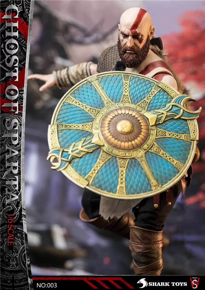 1/6 sharktoys & swtoys 003คนกล้าทำ SPARTAN นักรบโล่ทั้งชุดของขวัญตุ๊กตาขยับแขนขาได้ที่เคลื่อนย้ายได้สำหรับแฟนๆเก็บ