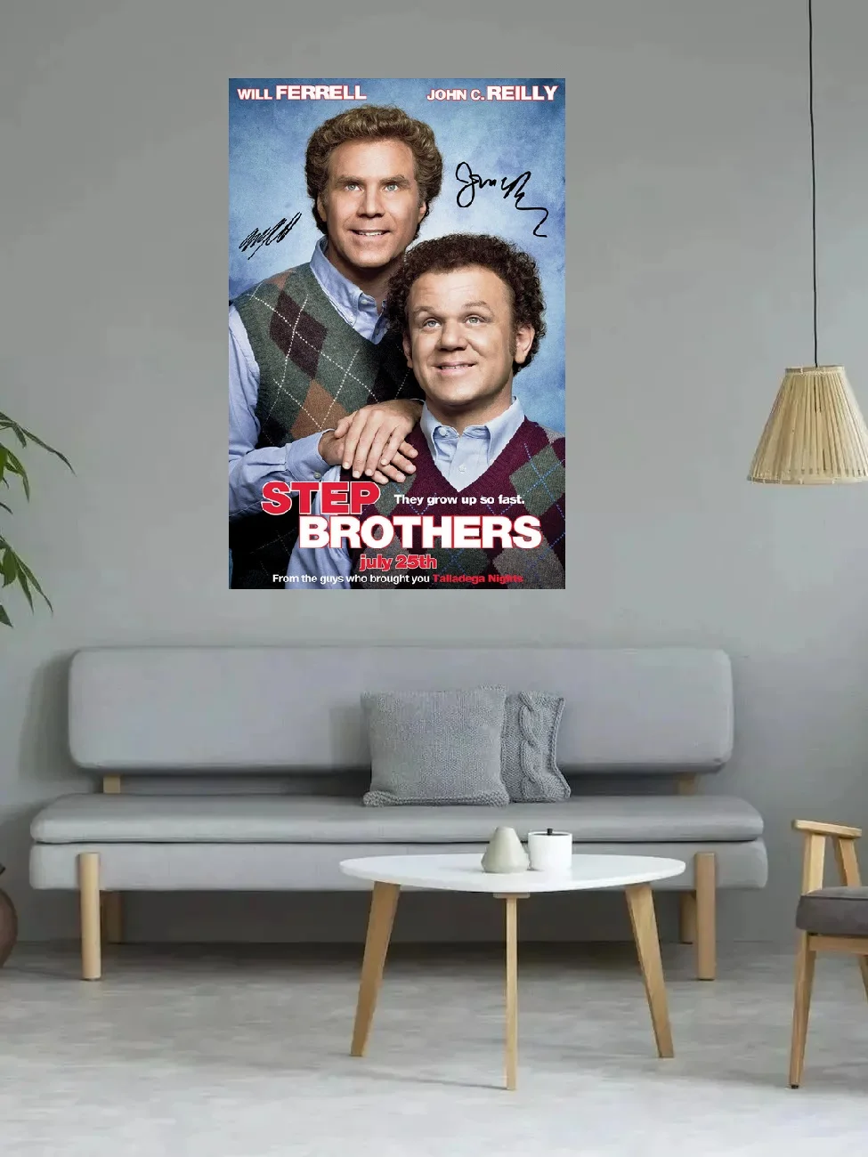 Step Brothers Movie Autographed Signed, Print Art Canvas Poster, For Living Room Decoration, Home Wall Decor Picture