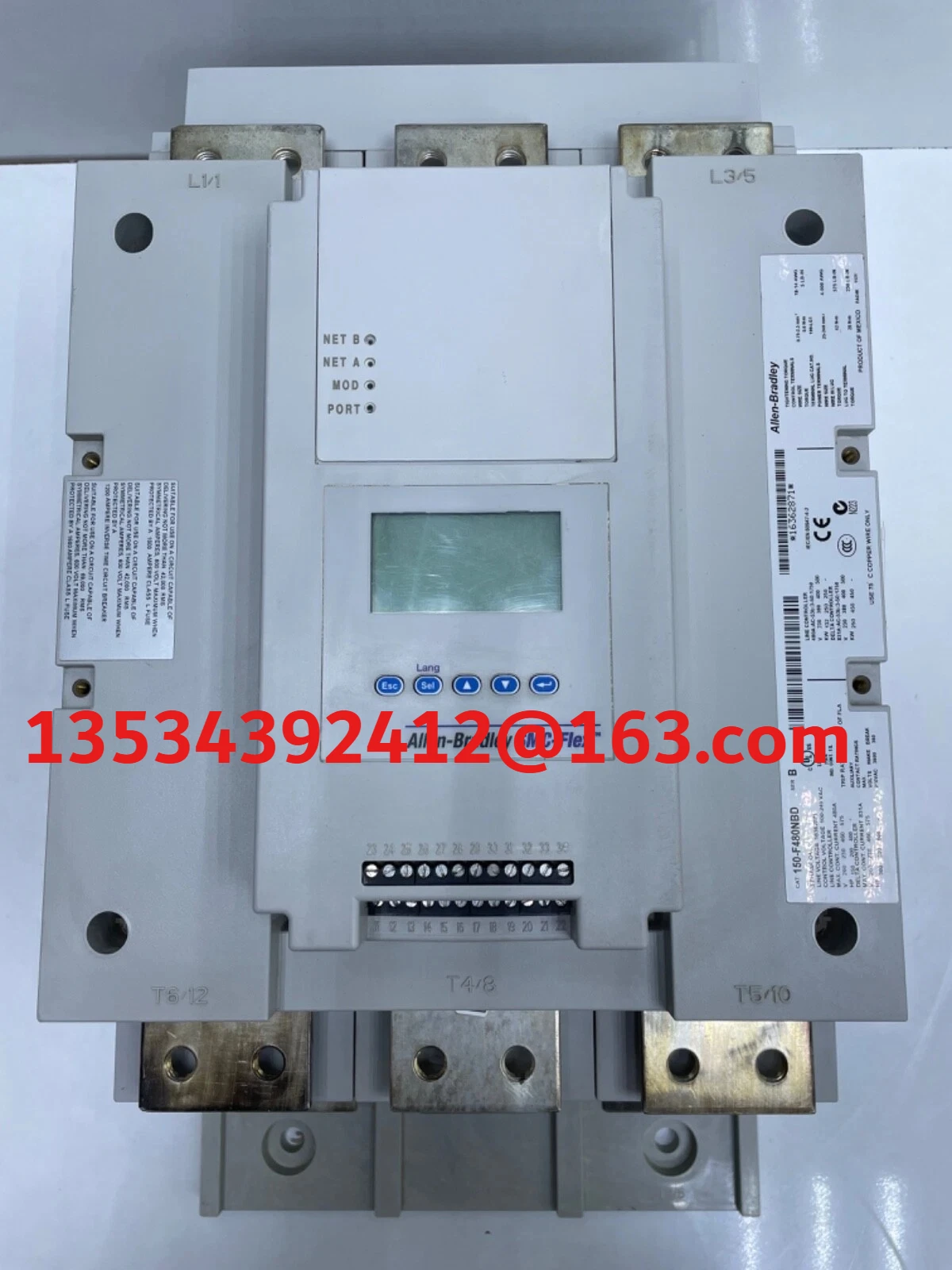 

Used For Allen-Bradley 150-F480NBD SMC Flex 201 A 150 Motor Controller