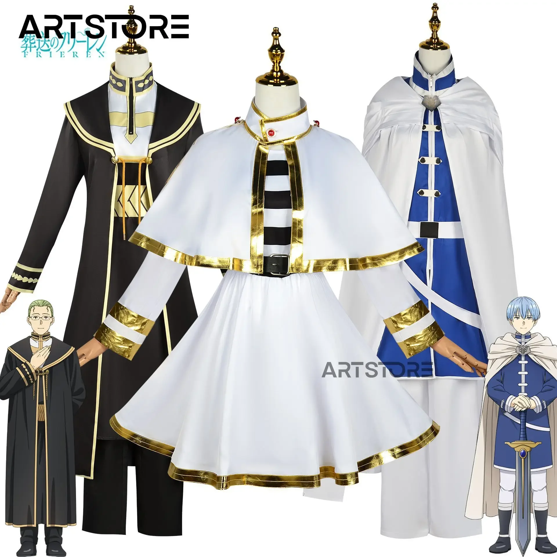 

Frieren Cosplay Sousou No Frieren Cosplay Costume Anime Coat Shirts Outfit Fantasy Women Adult Halloween Carnival Party Clothes