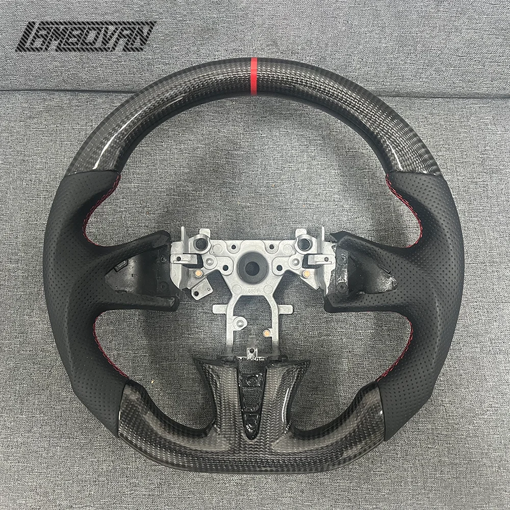 The carbon fiber steering wheel  for Infiniti Q50 Q60 Q70 QX30 QX50 QX55 QX56 QX60 QX80 JX35 M35 M37 M56