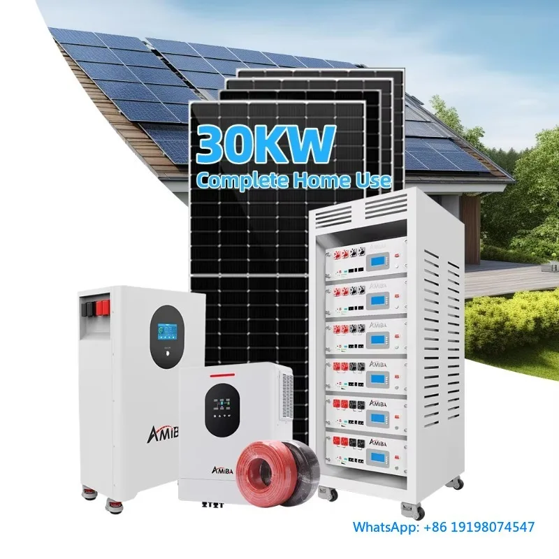 

Complete Home Solar Energy System 10KW 20KW 30KW Roof Mounted Hybrid Solar Energy Storage System For Home