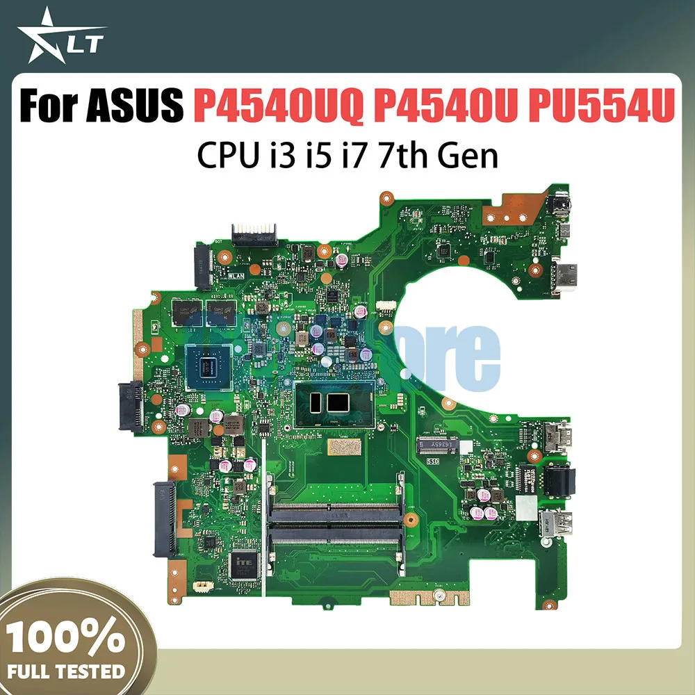 P4540UQ Notebook Mainboard For ASUS PRO P4540U PU554U P454U Laptop Motherboard i3-7100U i5-7200U i7-7500U CPU 940MX