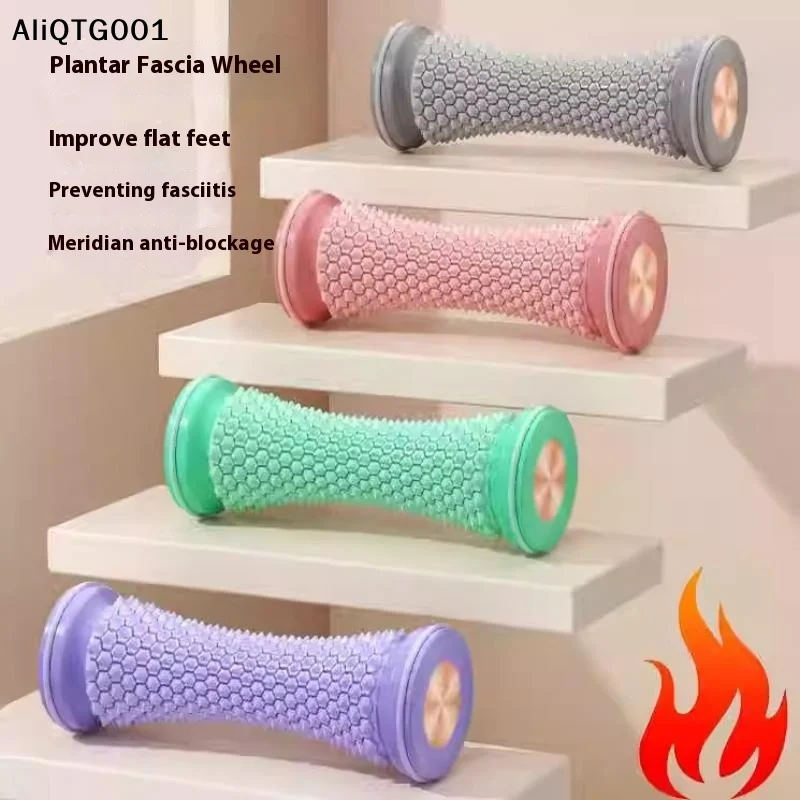 

1 шт., пластиковый ролик для массажа мышц йоги, многофункциональное устройство для тренировки ног