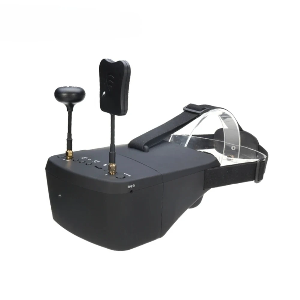 EV800D 5.8G 40CH 5 Inch 800*480 Video Headset HD DVR Diversity FPV Goggles With Battery For RC Model