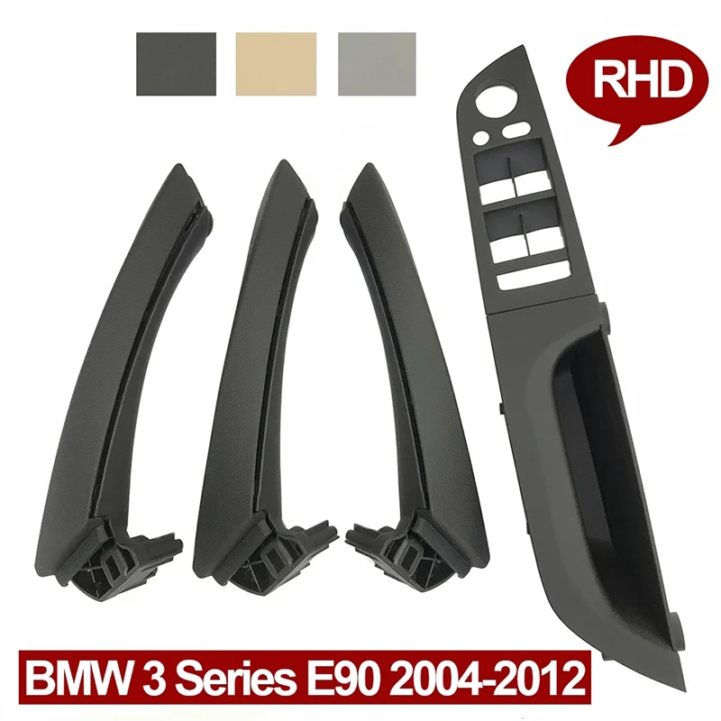 

For BMW 3 Series E90 E91 316 318 320 325 328i RHD Right Driver Door Handle Armrest Cover Panel Trim Set Replacement