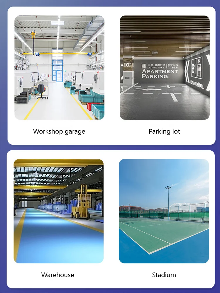 Outdoor Floor Paint Multicolor Weatherproof Waterproof Waterborne Wearresistant Floor Paint Glossy Water-Based Epoxy Floor Paint