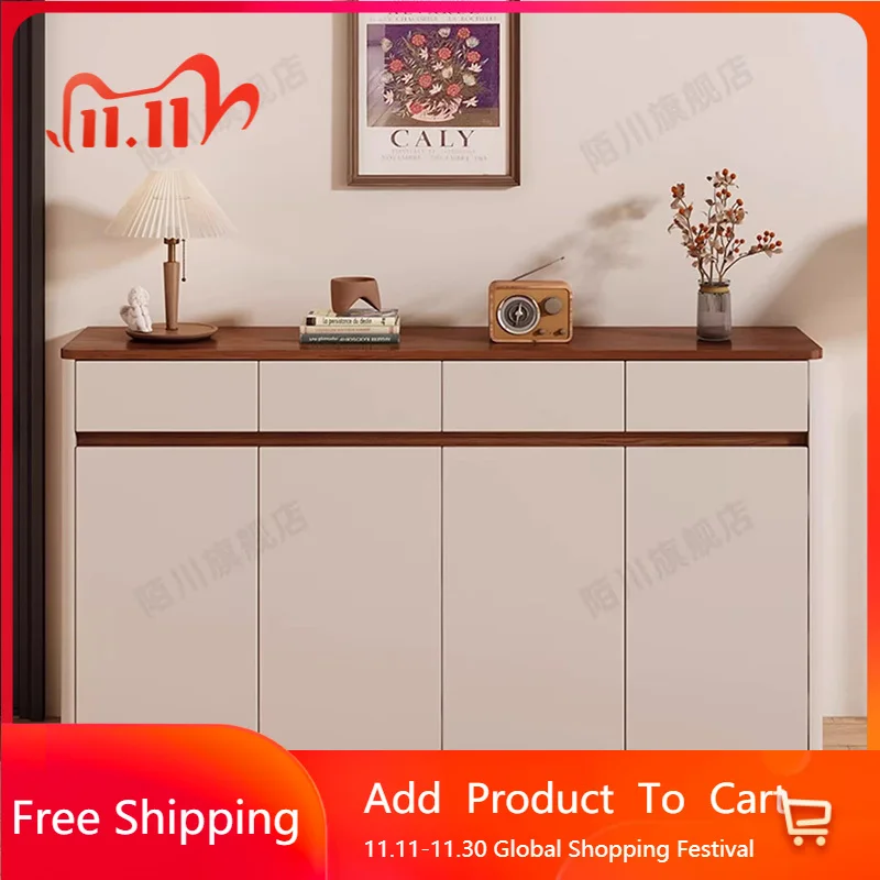 

Wooden Organizer Shoe Cabinet Storage Display Living Room Designer Vertical Shoe Shelf Slippers Gabinete Shoemakers Furniture