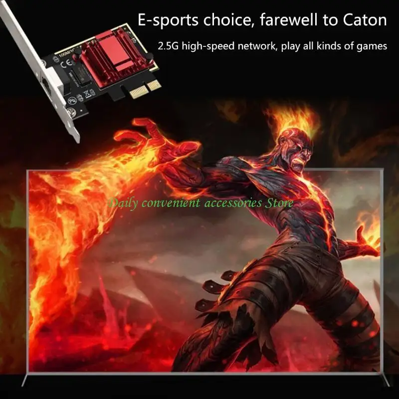 

97qb компьютер Дополнительная гигабитная сетевая карта PCI-E Card 2.5G Ethernet Card
