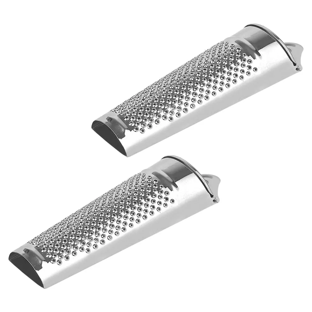 

2Pcs Walnut Grater Cheese Zester Kitchen Gadgets Stainless Steel Tools Home Restaurant Vegetable Grater Ginger Zester